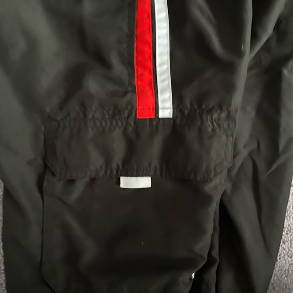 Boys Black and Red Swim Shorts - Picture 5 of 5